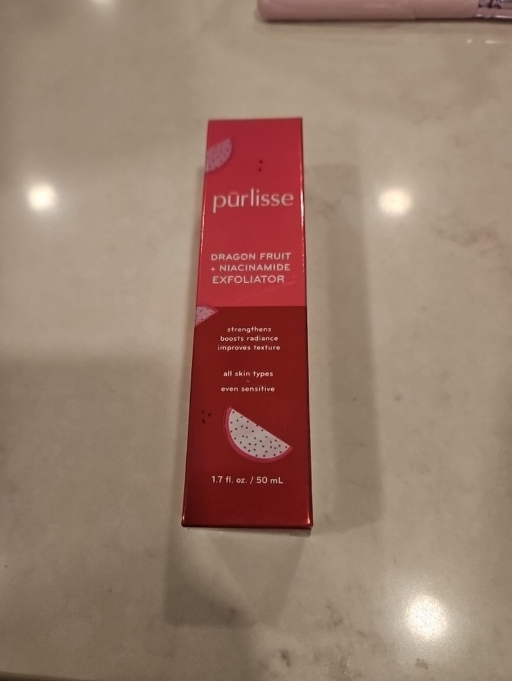Purlisse Dragon Fruit + Niacinamide Exfoliator Sensitive 1.7 fl oz Sealed NEW